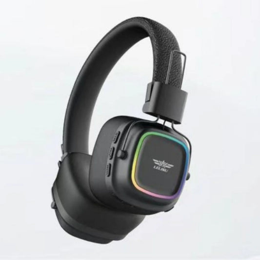 Lelisu LS-258 Wireless Stereo Headphones | Bluetooth 5.4 Over-Ear Headset with Type-C Charging & LED Lights Bluetooth Over-Ear Stereo Headphones